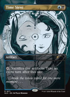 Time Sieve Secret Lair Drop - Peach Momoko Art